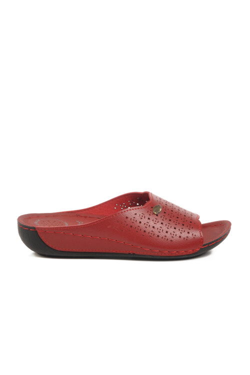 Red Anatomical Womens Slippers 16.007 Z