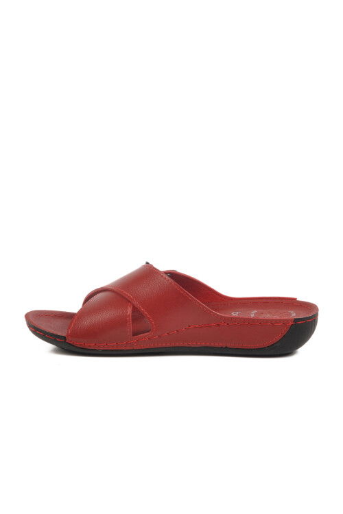 Red Anatomical Womens Slippers 16.043 Z