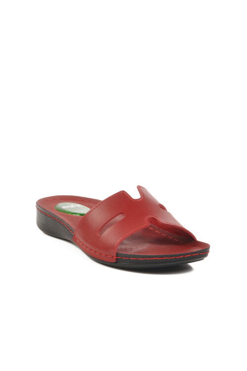 Red Gel Sole Anatomic Womens Slippers 6813 Z