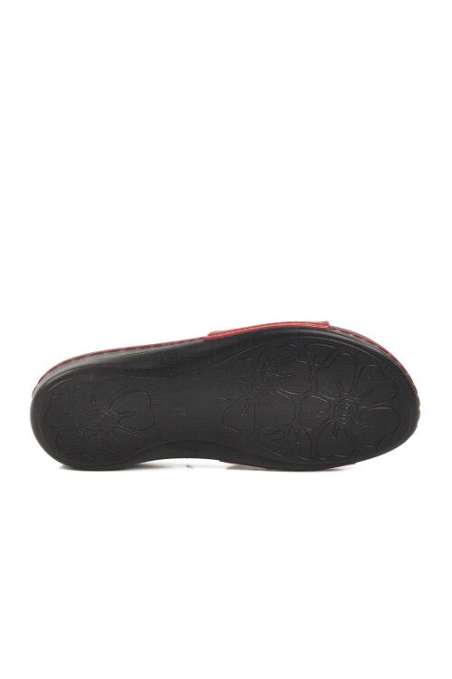 Red Gel Sole Anatomic Womens Slippers 6813 Z