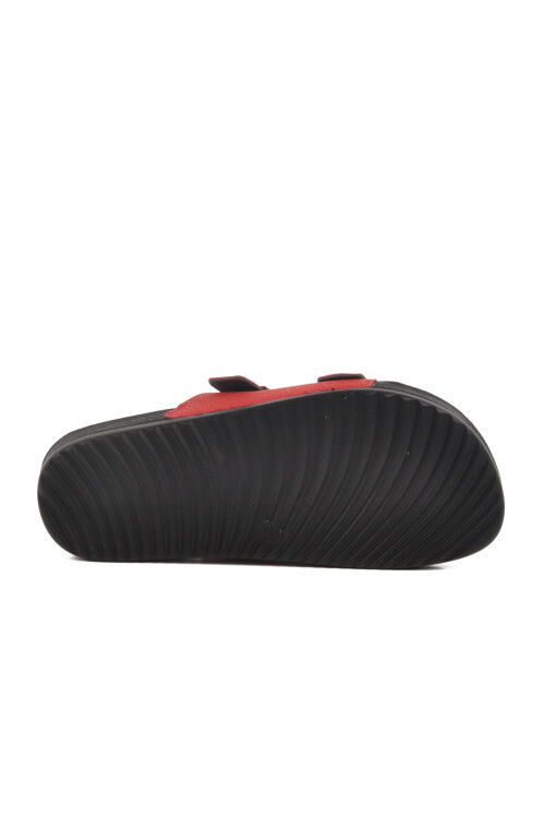 Red Double-Strap Womens Slippers 43.001 Z