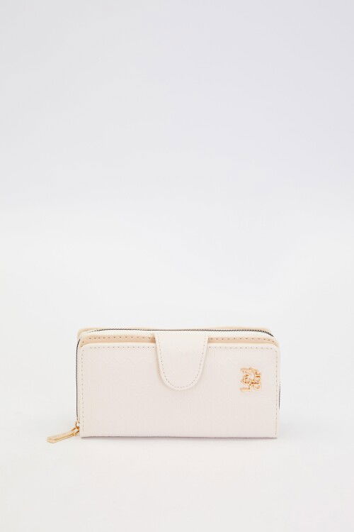 Cream Womens Wallet 910039