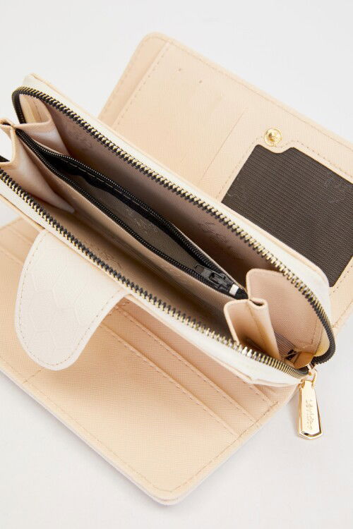 Cream Womens Wallet 910039