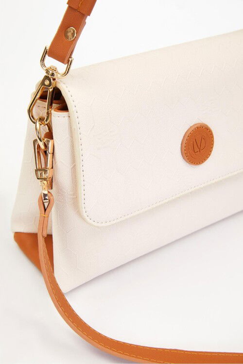 Cream Womens Shoulder Bag 930517