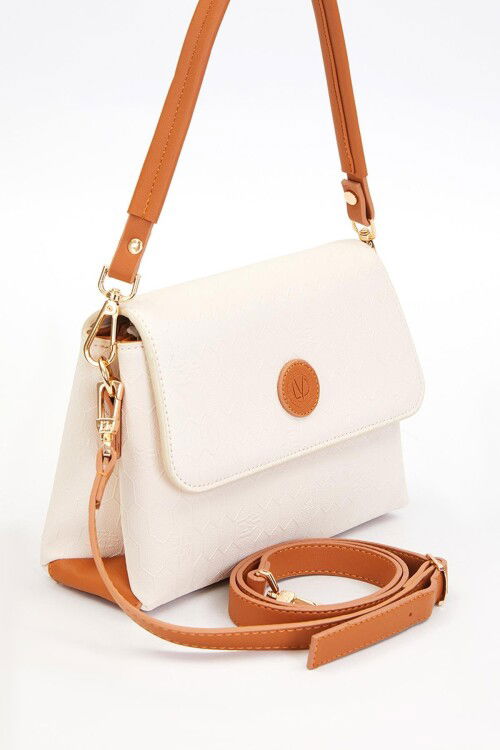 Cream Womens Shoulder Bag 930517