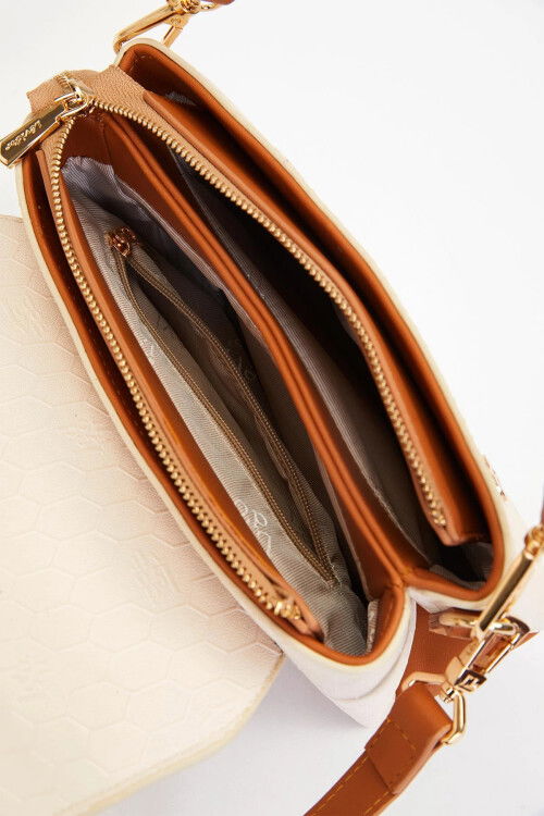 Cream Womens Shoulder Bag 930517