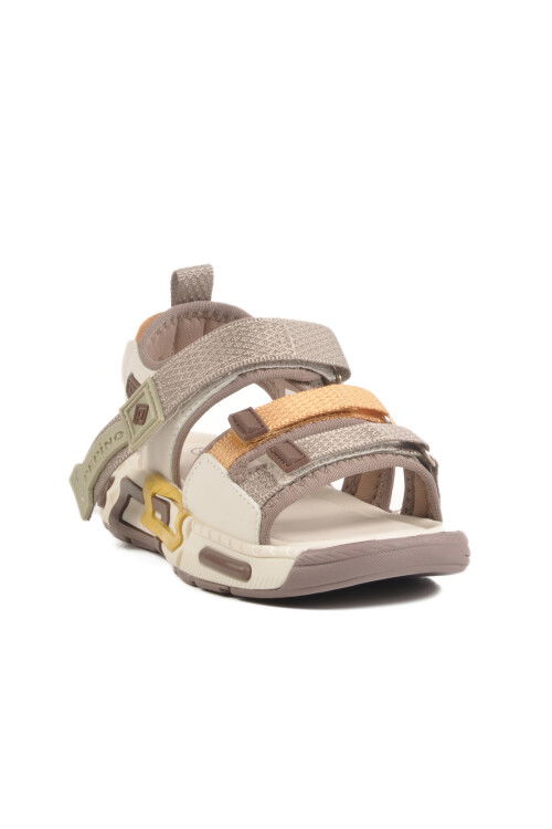 Cream Velcro Light Anatomical Boys Sandals 1947 P