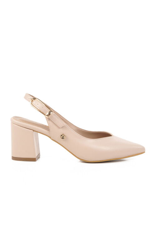 حذاء سهرة نسائي بكعب كريمي PC-54706 Z