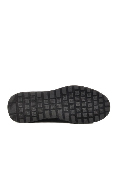 حذاء كاجوال رجالي من الجلد الطبيعي باللون الأزرق الداكن 3K1820 M