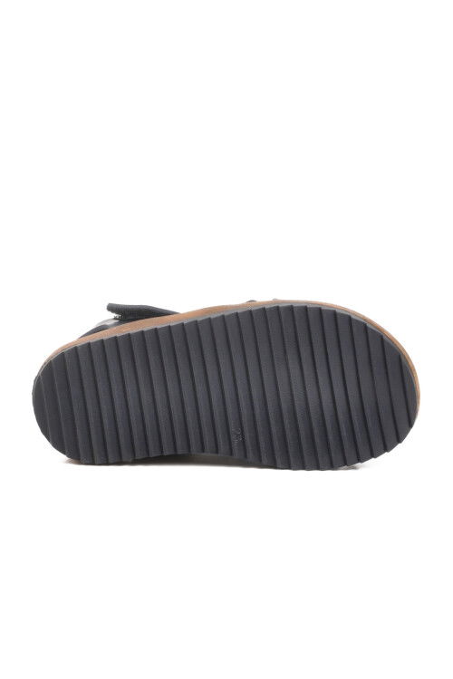 Navy Blue Velcro Lightweight Unisex Childrens Sandals 17373 B