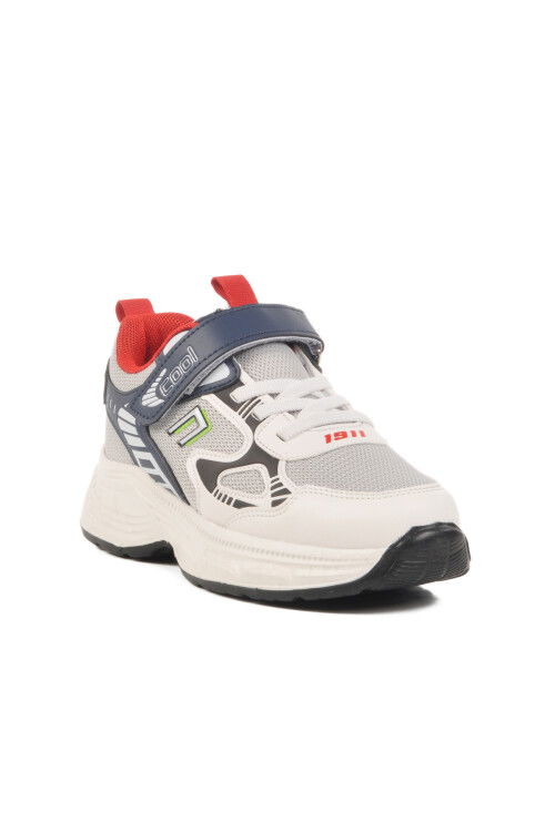 Navy Blue Velcro Mesh Lightweight Boys Sneakers Dian F