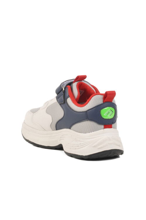 Navy Blue Velcro Mesh Lightweight Boys Sneakers Dian F