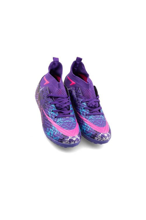 Purple Fuchsia Socked Childrens Turf Shoes Air 600 F