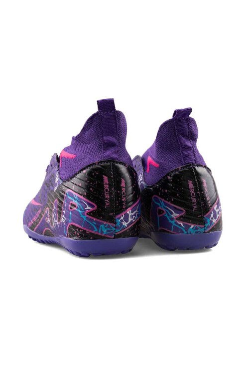 Purple Fuchsia Socked Childrens Turf Shoes Air 600 F