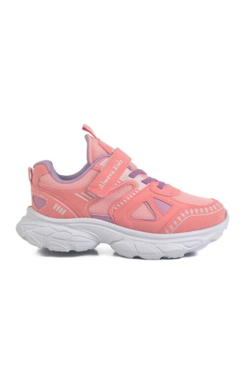 Pink Lilac Mesh Girls Sneakers 1500 F