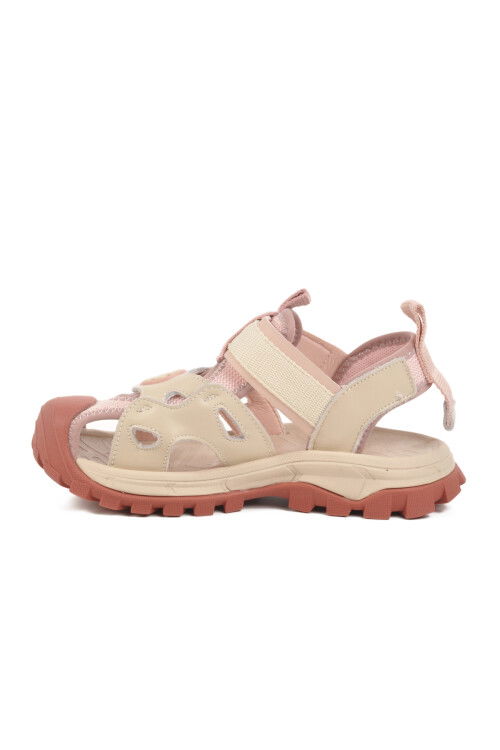 Pembe Cırtlı Hafif Kız Çocuk Spor Sandalet 25Y614 F