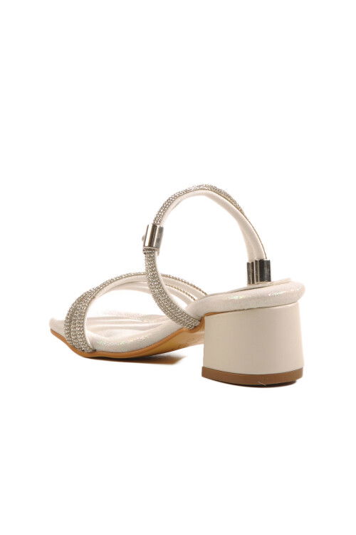 Mother of Pearl Stone Girls Sandals 016 F