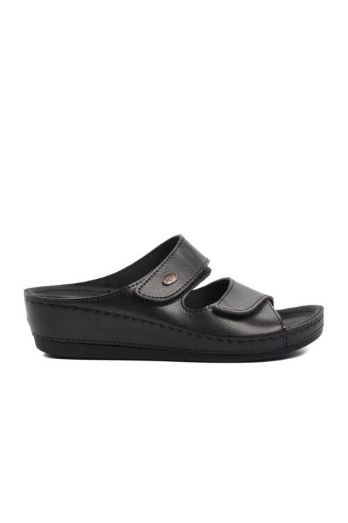 Black Anatomical Womens Slippers 15.009 Z