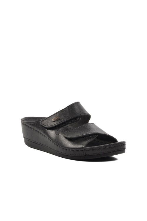 Black Anatomical Womens Slippers 15.009 Z