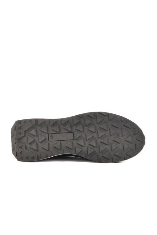 Black and White Genuine Leather Mens Casual Shoes 2Y1076-6285 M