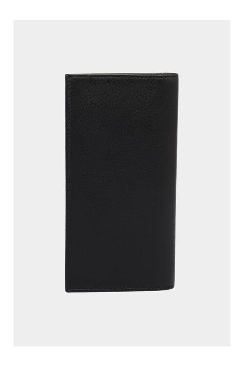 Black Genuine Leather Mens Wallet 1764