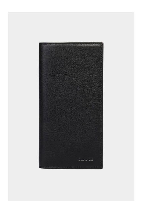Black Genuine Leather Mens Wallet 1764