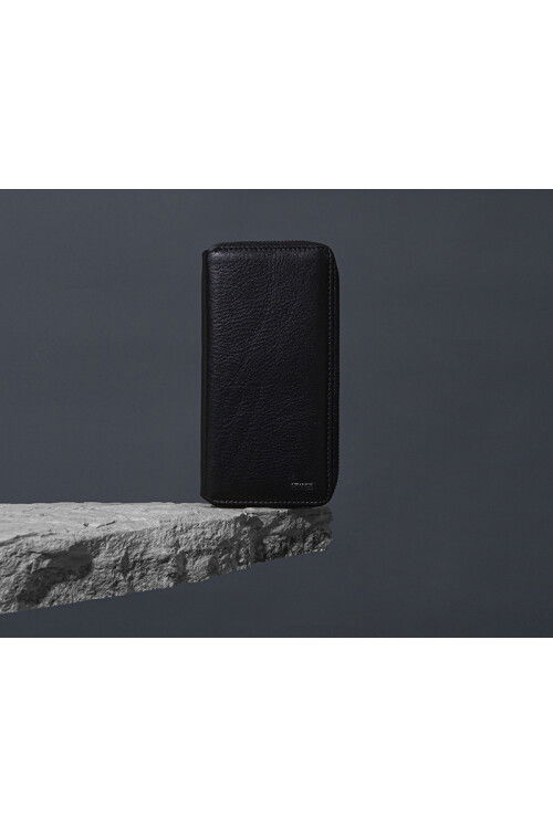 Black Genuine Leather Mens Wallet 1780
