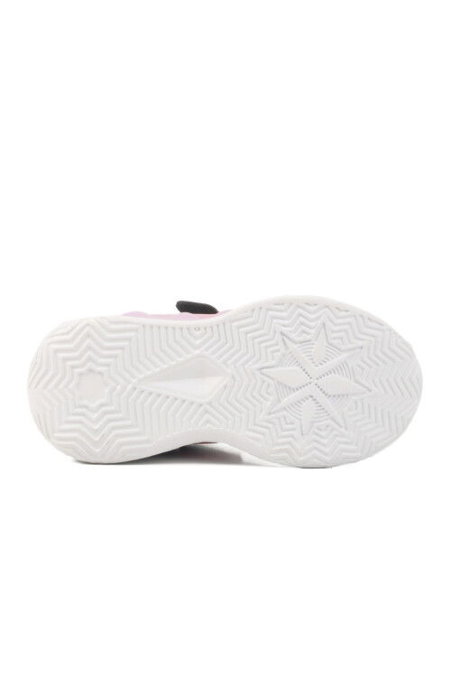 Black Fuchsia Velcro Mesh Girls Sneakers 2480 P