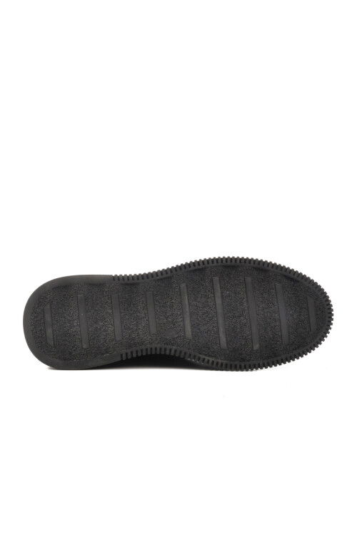 Black Khaki Genuine Leather Mens Casual Shoes 4K9824 M