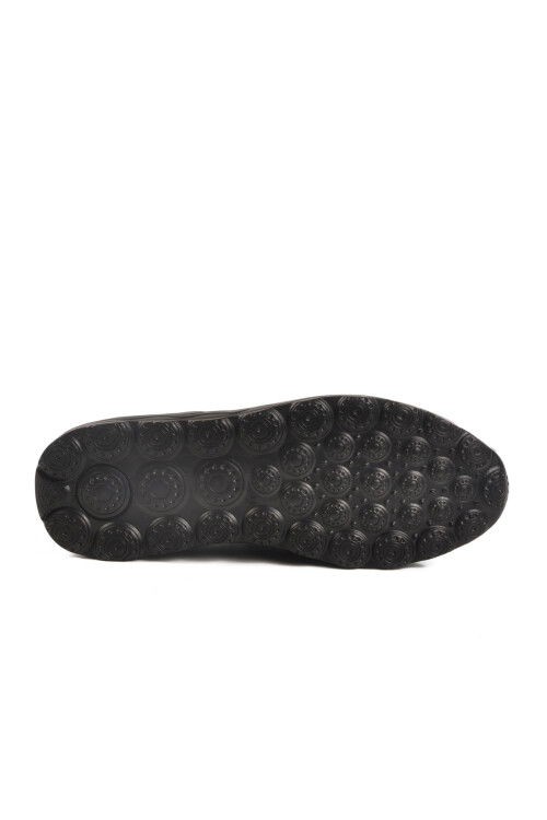 Black Genuine Leather Mens Casual Shoes A-261 M