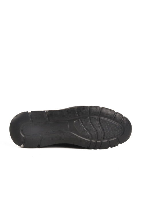 Black Genuine Leather Mens Casual Shoes 1143 M