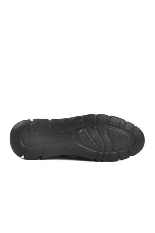 Black Genuine Leather Mens Casual Shoes 667 M