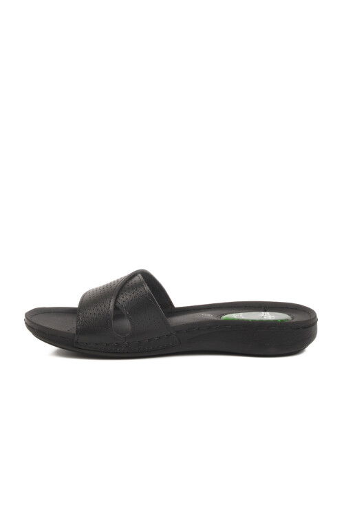 Black Gel Sole Anatomic Womens Slippers 6806 Z