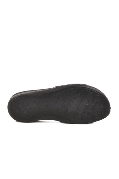 Black Gel Sole Anatomic Womens Slippers 6806 Z