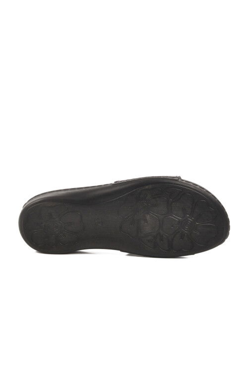 Black Gel Sole Anatomic Womens Slippers 6813 Z