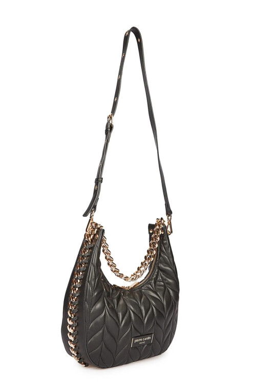 حقيبة كتف نسائية سوداء 05PC25Y10505-KLSA