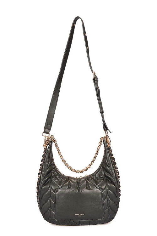 حقيبة كتف نسائية سوداء 05PC25Y10505-KLSA