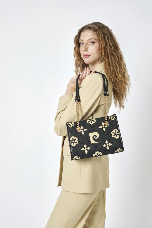 Black Womens Shoulder Bag 05PC25Y10504-BMN