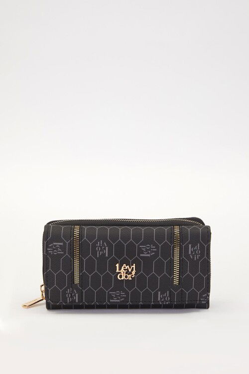 Black Womens Wallet 910038