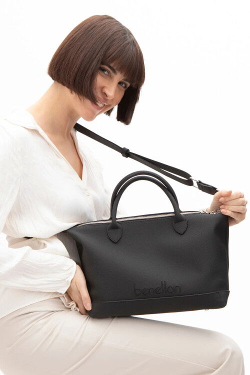 حقيبة كتف نسائية سوداء BNT-1612