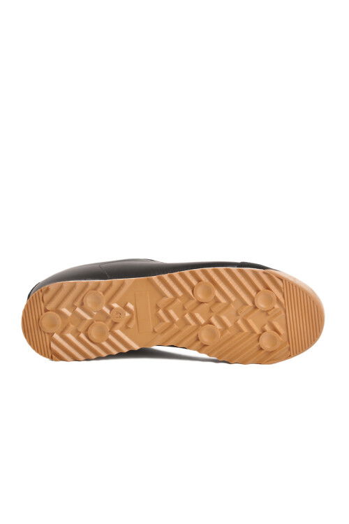 Black Crepe Memory Foam Mens Sneakers Peru M