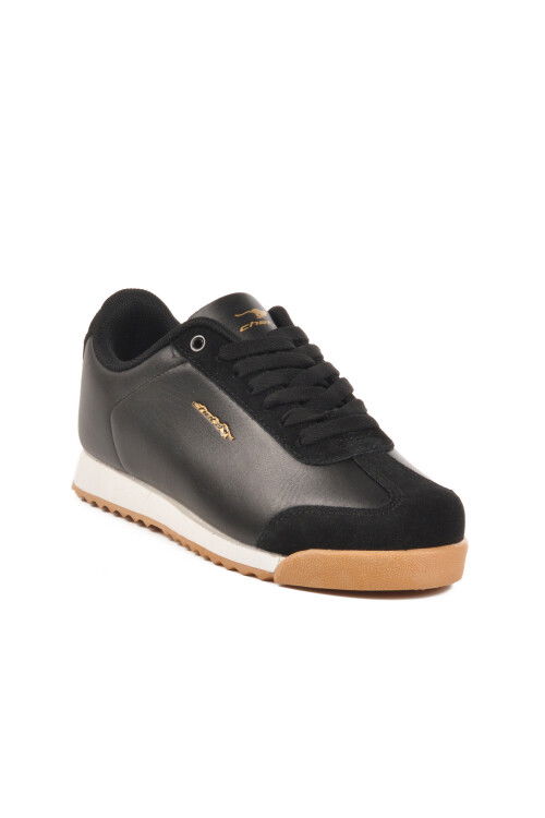 Black Crepe Memory Foam Unisex Sneakers Peru G