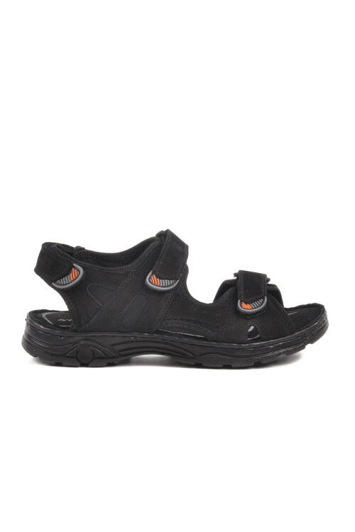 Black Boys Velcro Sports Sandals 1305 G
