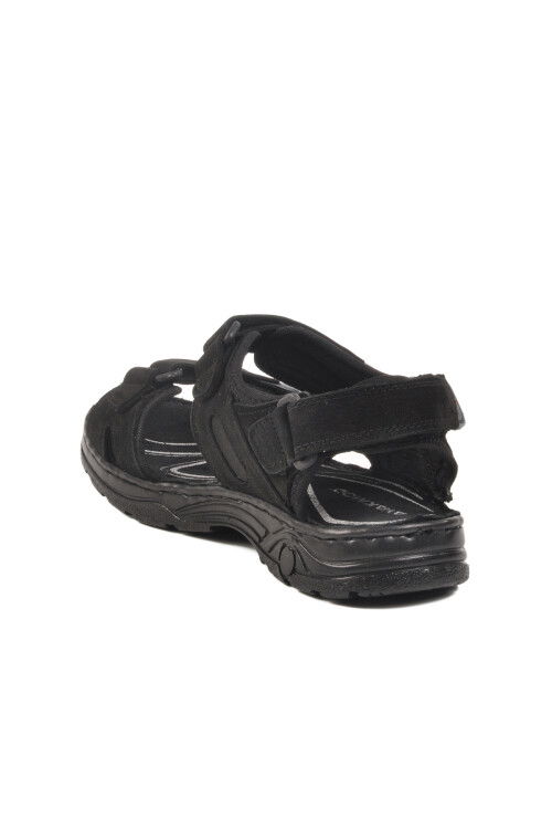 Black Boys Velcro Sports Sandals 1305 G