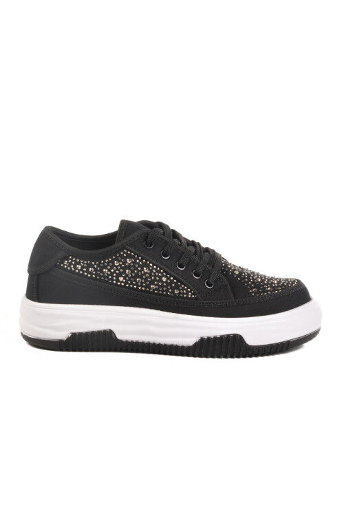 Black Stone Laced Womens Sneakers Lady 526 Z