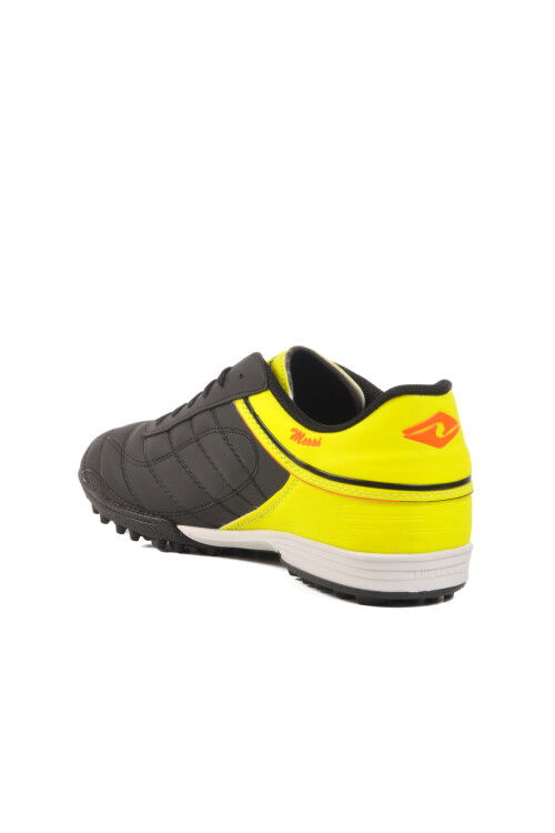 Black Yellow Large Size Mens Artificial Turf Shoes 250 M
