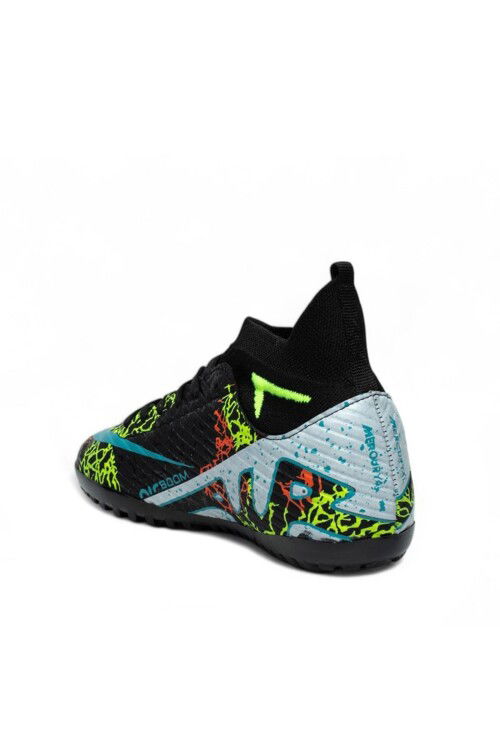 حذاء رجالي أسود وأصفر من العشب الصناعي Air 600 M