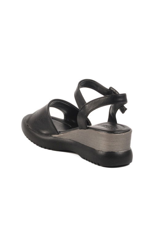 Black Heeled Womens Sandals T-003 Z