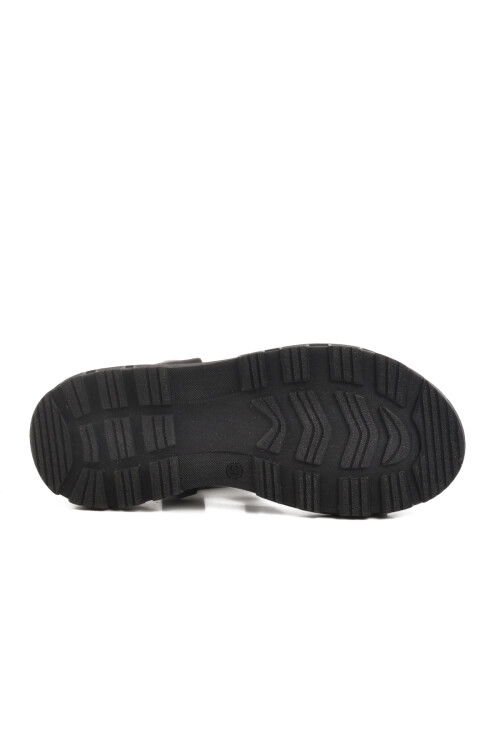 Black Stoned Womens Sandals T-005 Z
