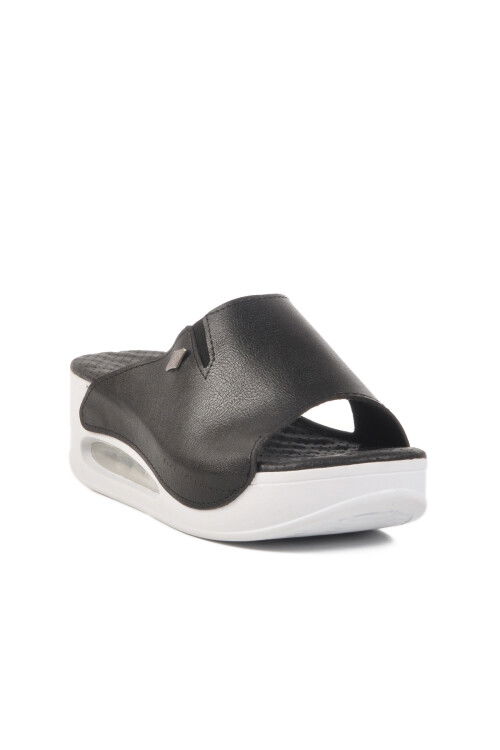 Black Anatomic High Sole Womens Slippers 100-962 Z